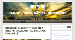 Desktop Screenshot of natureknowsproducts.com