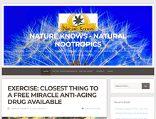 Tablet Screenshot of natureknowsproducts.com
